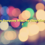 China Company Start-up Checklist, Part 2